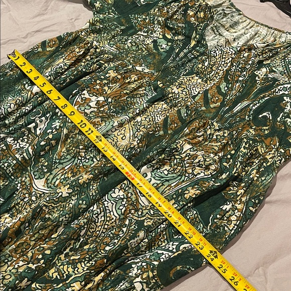 Avenue Green Floral Maxi Dress Plus 20W - Picture 10 of 11